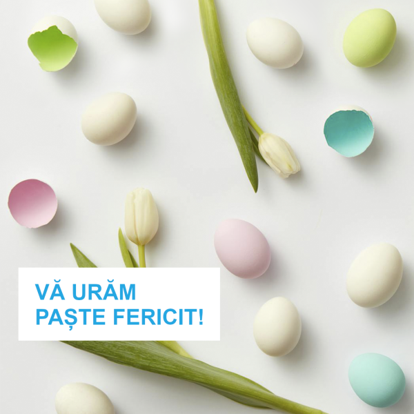 Vă urăm Paște fericit!