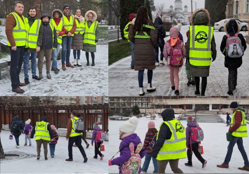 Ne-am alăturat programului Pedibus din Miercurea Ciuc