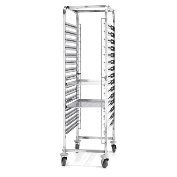 810651  Cărucior debarasare tăvi 15 x 600x400 mm