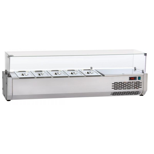 VR3160VD  Vitrină frigorifică ingrediente 6 x GN 1/3
