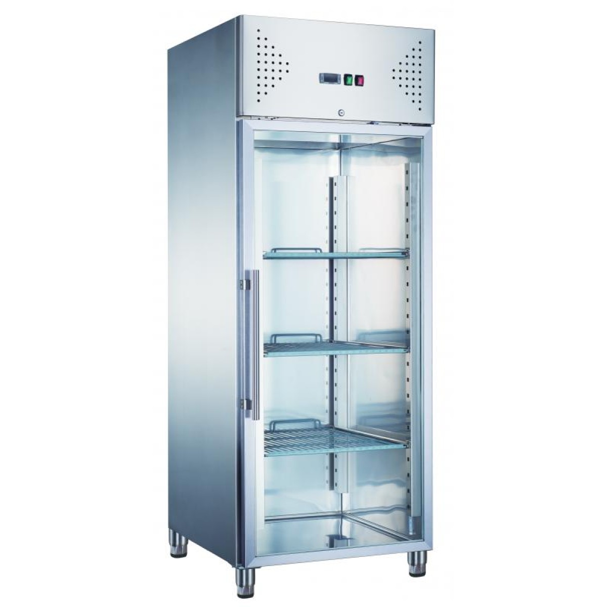 Vitrină frigorifică inox KH-GN650TNG