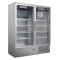 Vitrină frigorifică verticală dublă  CC 1600 GD INOX (SCH 1400 S)