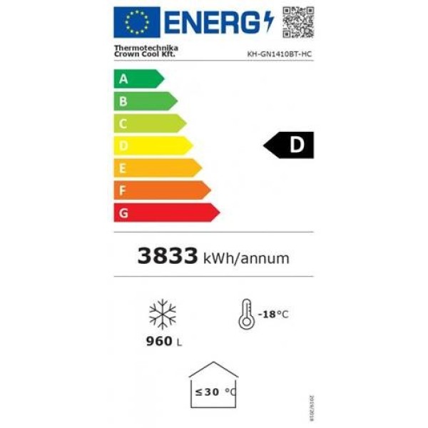 Dulap congelare dublu inox (produs resigilat)  KH-GN1410BT-HC