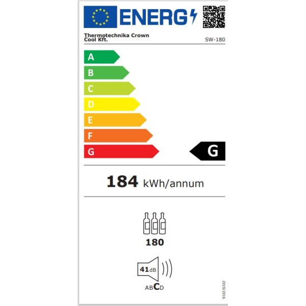 Vitrină frigorifică pentru vinuri  SW-180