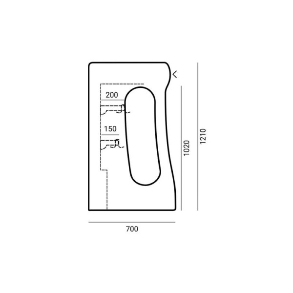 Raft frigorific cu agregat extern  RCH-1-2/B 1040 HELION
