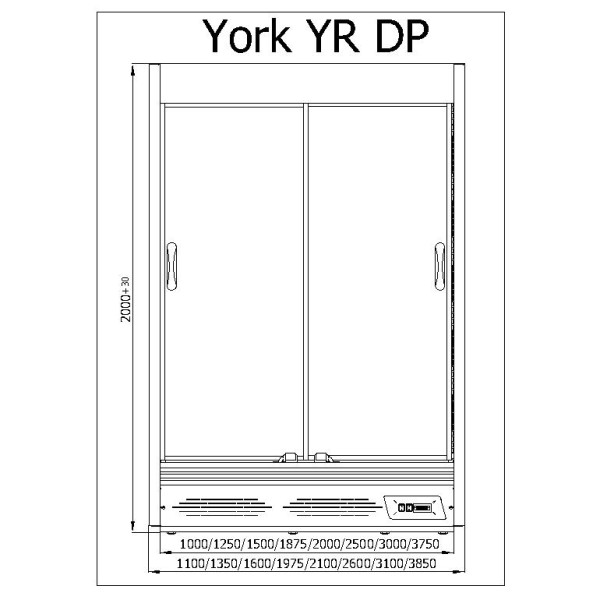 Raft frigorific cu agregat extern  R-1 YR 100/90 YORK