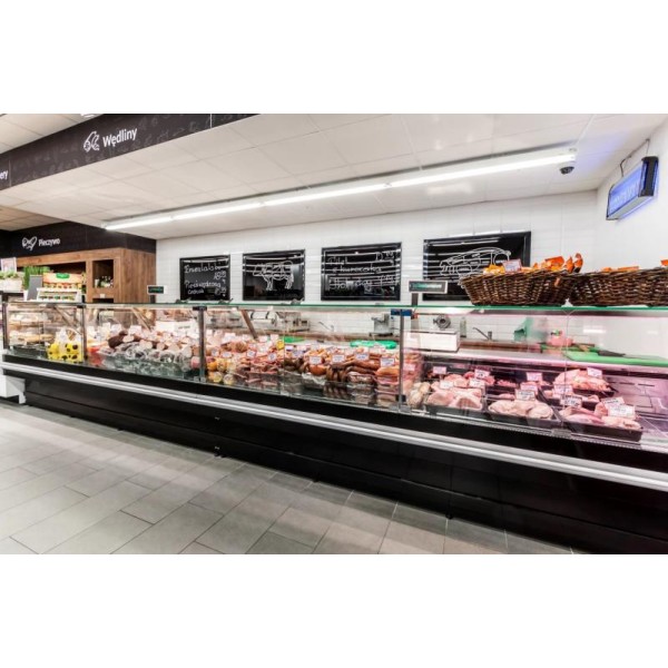 Vitrină frigorifică orizontală cu geam drept  L-1 MD/W/SP 100/110 MODENA