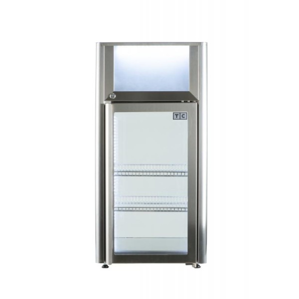 Vitrină frigorifică verticală  TC 116INOX (L-116 RM)