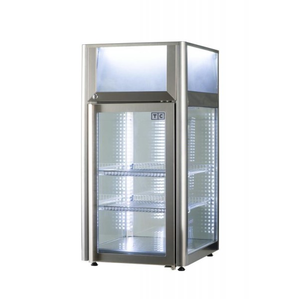 Vitrină frigorifică verticală  TC 116INOX (L-116 RM)
