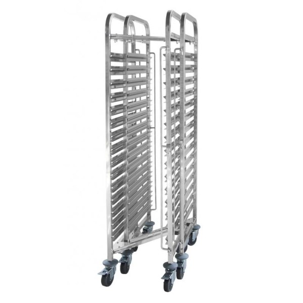 810606  Cărucior debarasare tăvi 15 x GN 1/1 depozitare compactă