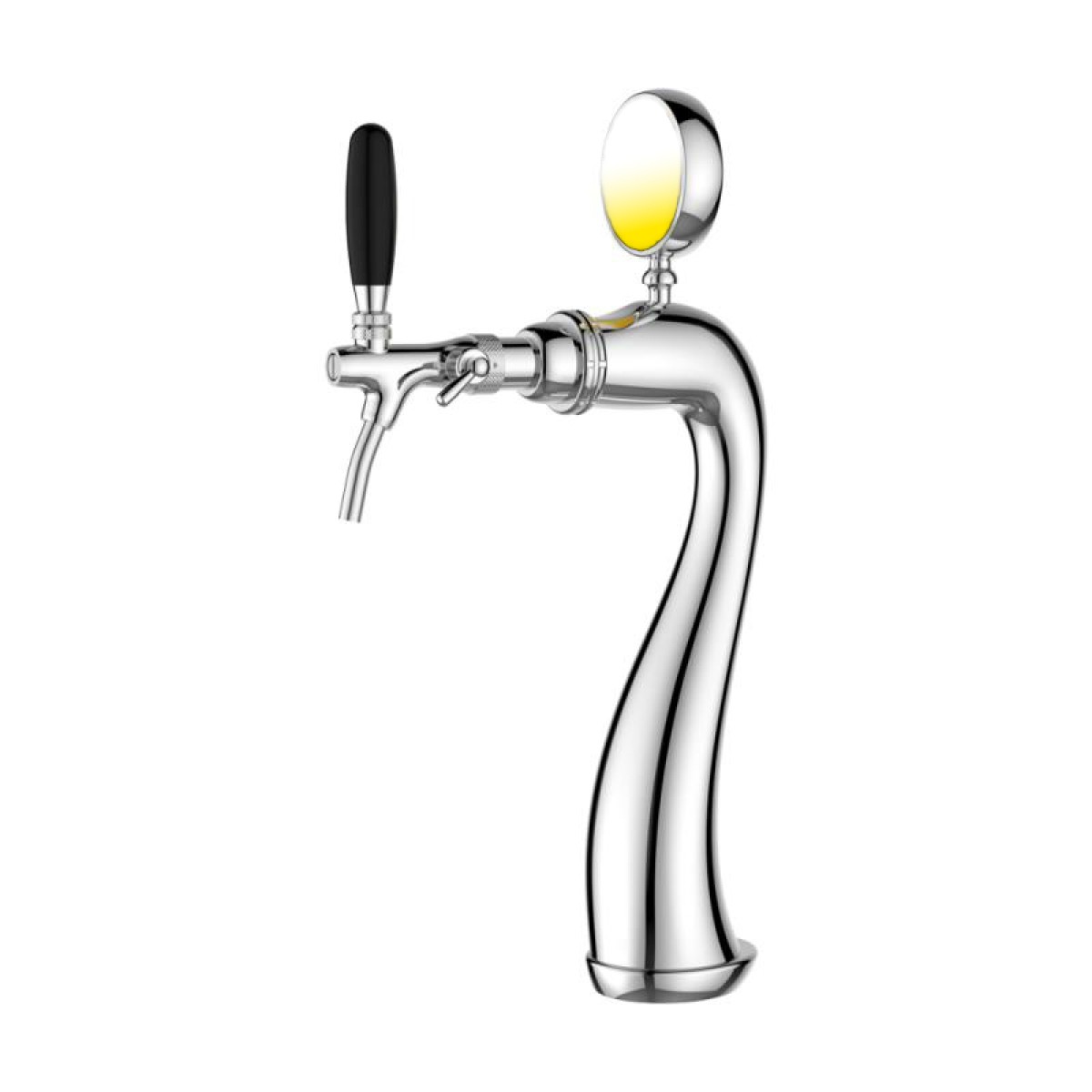 Coloană de bere cu medalion iluminat cu 1 robinet Goose