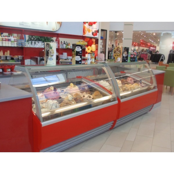 Vitrină frigorifică pentru îngheţată  K-1 BT 12 BISCOTTI