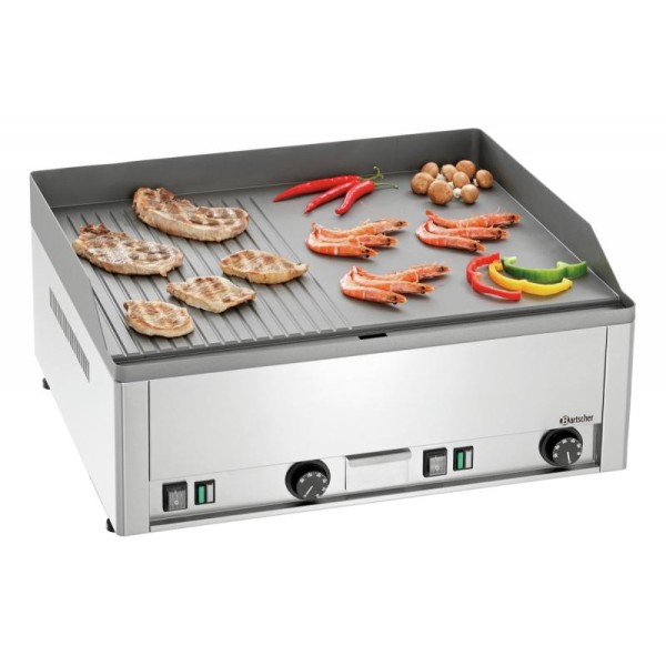 Grătar pe gaz ½ neted ½ striat GDP 650E-GR  A370036