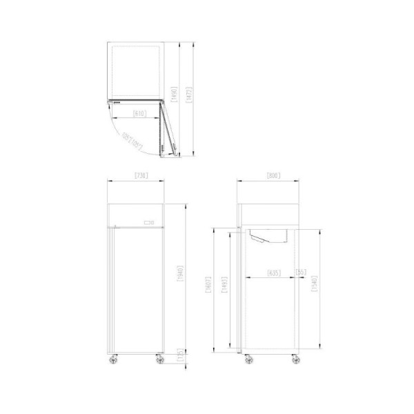 Frigider  Dulap frigorific  MBF8116GR
