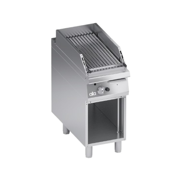 Grătar pe gaz cu rocă vulcanică cu suport deschis  K4GPLP05VVC