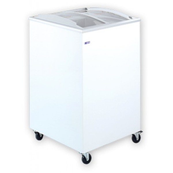 Ladă congelatoare cu geamuri glisante curbate  UDD 100 SCBG (KH-CF100 SCB)
