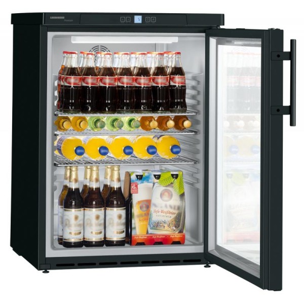 Vitrină frigorifică tip minibar  FKUv 1613 Premium negru