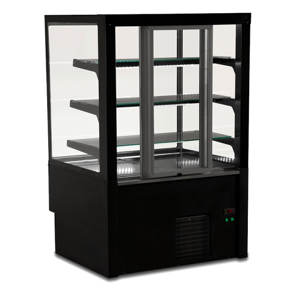 Vitrină frigorifică de cofetărie din inox  EVOK INOX 90