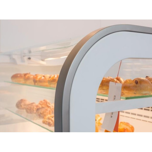 Vitrină frigorifică orizontală cu geam telescopic  LCCT Catania REM 2,5