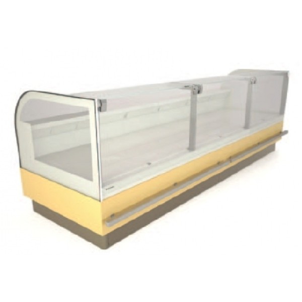 Vitrină frigorifică cu geam frontal telescopic  LCK Kolumba REM 1,875