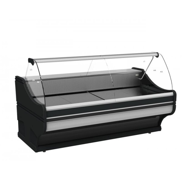 Vitrină frigorifică orizontală cu geam curbat  WCh-6/1B Wega 1570 W (V)