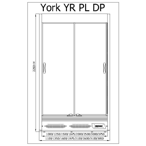 Raft frigorific cu agregat extern  R-1 YR 375/70 YORK PLUS