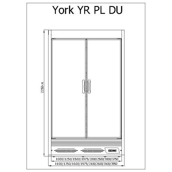 Raft frigorific cu agregat extern  R-1 YR 200/80 YORK PLUS