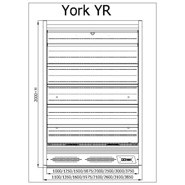 Raft frigorific cu agregat extern  R-1 YR 200/90 YORK