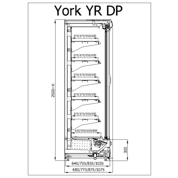 Raft frigorific cu agregat extern  R-1 YR 200/90 YORK