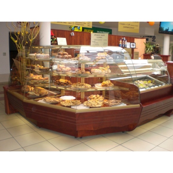 Vitrină frigorifică de cofetărie și patiserie  C-1 BL 130/CH BELLISSIMA