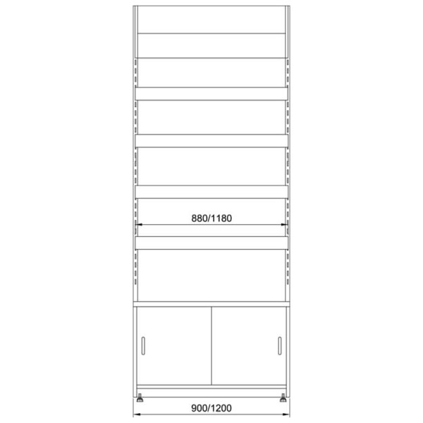 Raft neutru pentru patiserie  R-1 120 BELLISSIMA