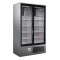 Vitrină frigorifică verticală cu uşi glisante  CC 1600 SGD INOX (SCH 1400R)