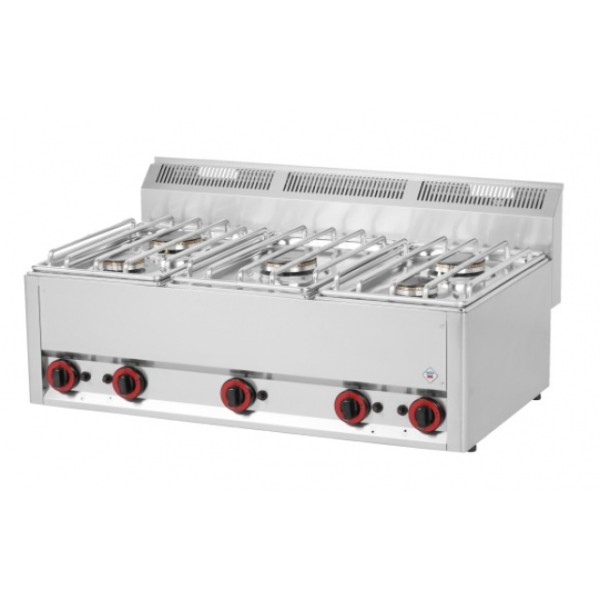 Maşină de gătit pe gaz cu 5 arzătoare  SP 90/5 GL
