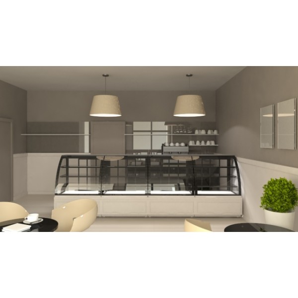 Vitrină frigorifică pentru cofetărie  LCC Carina 03 1,0