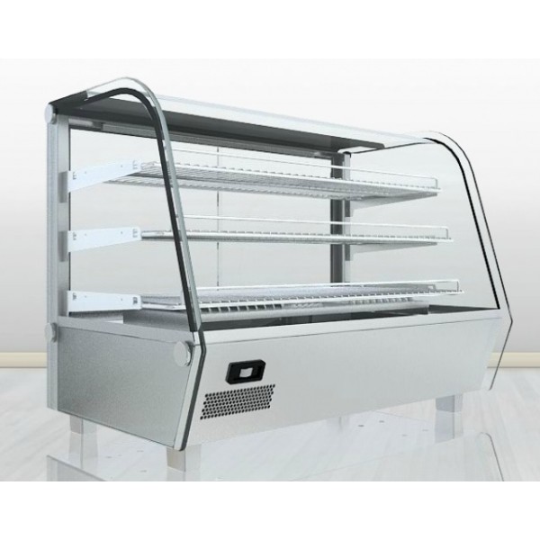 Vitrină caldă pentru expunere produse patiserie  RTR 160L