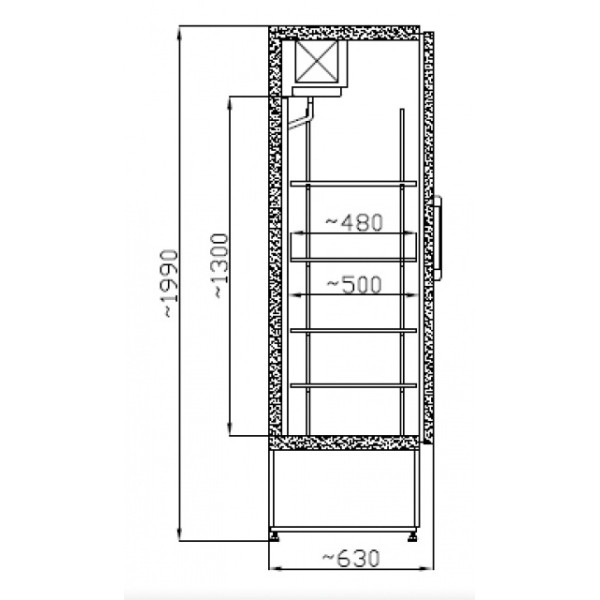 Frigider  Dulap frigorific  CC 635 (SCH 400)