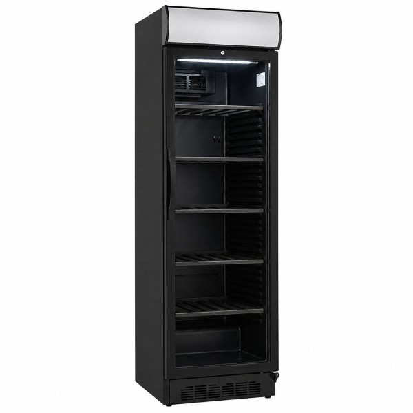Vitrină frigorifică verticală  USS 374 DTKL (KH-VC374 GDCA) BLACK
