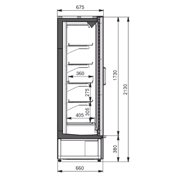 Raft congelare pentru agregat extern Indiana medium.AV.066.LT.D.210-DL RAL 9005