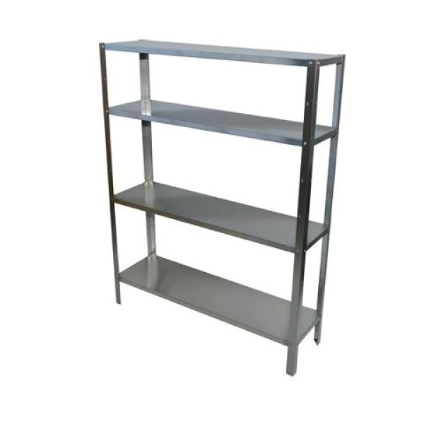 Rastel cu polițe reglabile inox 600x400x1800H mm