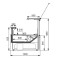 Vitrină frigorifică orizontală MISSOURI 125 (AC-120-deli-PS-130-DBA) RAL 9005