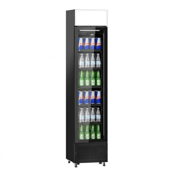 Vitrină frigorifică verticală  USS 175 DTKL black