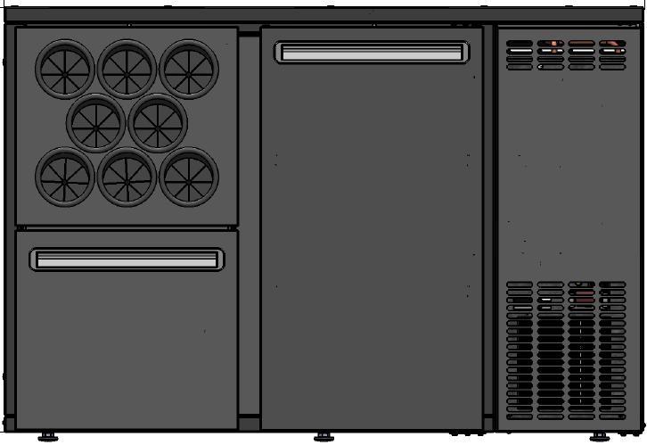 DCL-12 MU/VS | Dulap frigorific pentru bar
