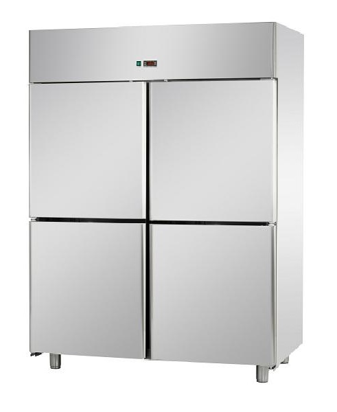 A414EKOPP - 4 door stainless steel refrigerator GN 2/1