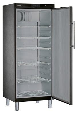 GKvbs 5760 - Refrigerator with fingerpint-free stainless steel case