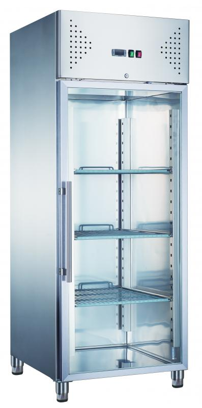 KH-GN650TNG | Stainless steel glass door refrigerated cabinet