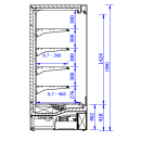 Raft frigorific cu agregat intern | GRANDIS 1.25 - 0.7