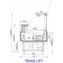 Vitrină frigorifică orizontală | TEMIS LIFT 0.94