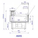 Vitrină frigorifică orizontală | AMIS 0.94