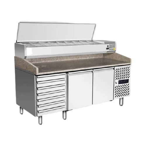 Refrigerated work table for pizza EPF 3480