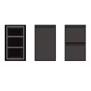 TC BBCL3-222 (DCL-222 MU/VS) | Bar cooler 3 solid doors